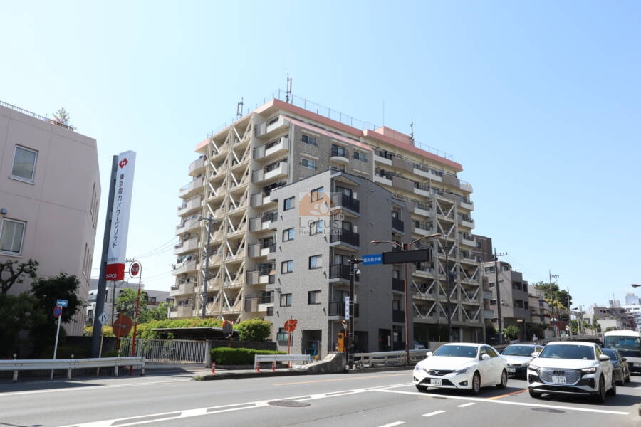 荻窪コーエイマンション外観2｜南側も日当たり良好です。