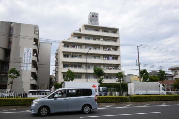メイツ葛西外観｜メイツ葛西第１は昭和61年築、７階建てのマンションです。