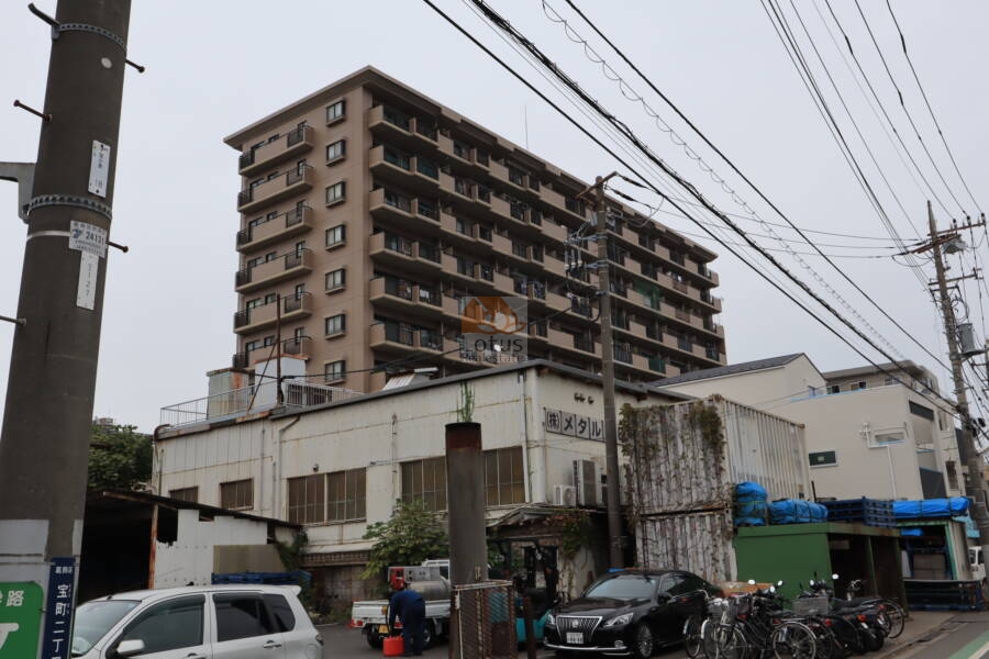 東急ドエルアルスお花茶屋外観1｜東急ドエルアルスお花茶屋は平成８年築の１１階建てのマンションです。