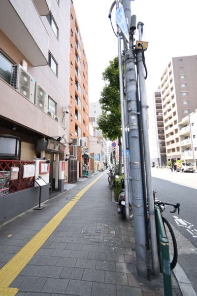 蔵前コープアプローチ8｜まいばすけっとが見えてきたら、蔵前コープに到着です。