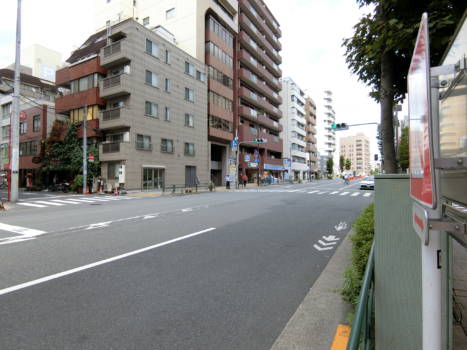 蔵前コープ外観・共用部18｜大江戸線の蔵前駅出口からマンションを見た様子です。隅田川が近く、隅田川花火大会のときはこのあたり一帯が観光客でいっぱいになります。徒歩で浅草、御徒町と出かけれらるのでお買物の便利です。