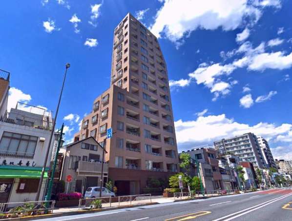 ザパームス向島外観4｜ザ・パームス向島は平成１５年築の１５階建てのマンションです。