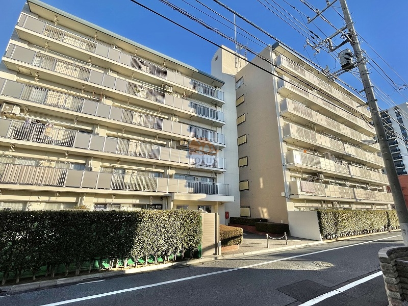 コープ野村綾瀬外観５｜コープ野村綾瀬は昭和５４年築の７階建てです。
