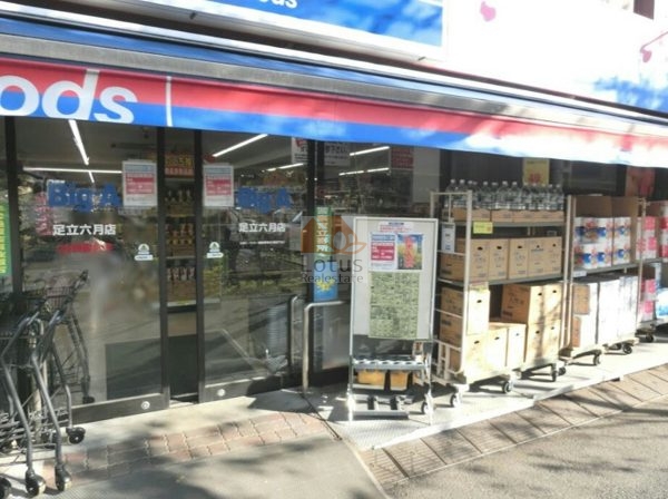 ビッグ・エー 足立六月店｜徒歩5分に「ビッグ・エー 足立六月店」があります。