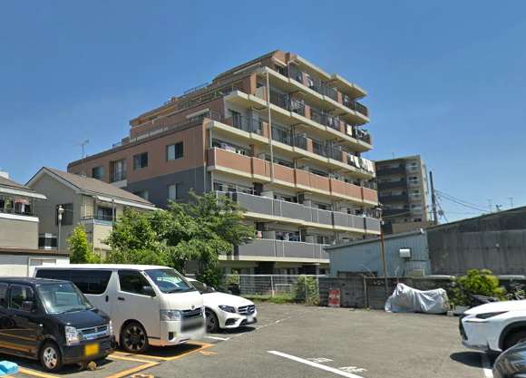 サンクレイドル中村橋外観｜サンクレイドル中村橋は平成１７根地区の７階建てのマンションです。「中村橋」駅から徒歩１０分、目白通り沿いにあります。