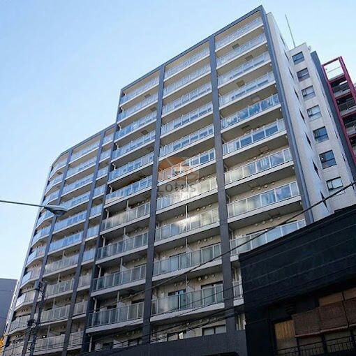 コンパートメント東京中央外観３｜コンパートメント東京中央は、平成14年築、13階建のマンションです。