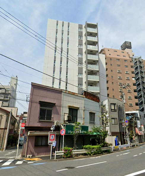 ダイナシティ台東三ノ輪外観１｜ダイナシティ台東三ノ輪は平成１９年築、１１階建てのマンションです。