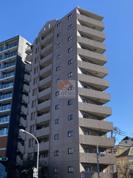 日神パレステージ市谷富久町外観2 (1)｜日神パレステージ市谷富久町は、1995年（平成 7年）に建てられた、13階建てのマンションです。