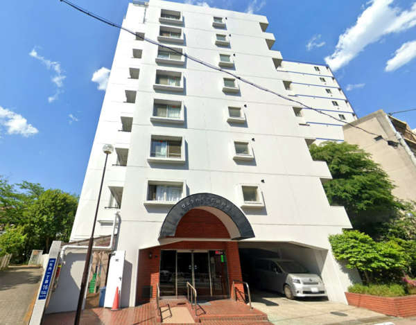 ヴェラハイツ門前仲町外観６｜ヴェラハイツ門前仲町は１２階建てのマンションです。門前仲町駅、越中島駅が徒歩圏内です。