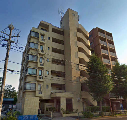 関町南パークホームズ外観｜関町南パークホームズは７階建ての小規模マンションです。青梅街道沿いにあります。