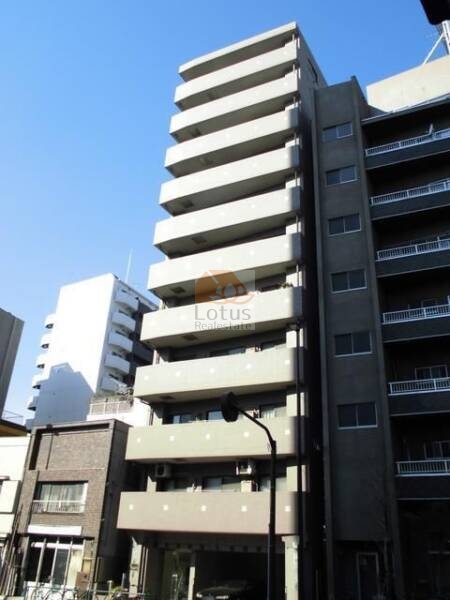 プラシス門前仲町外観5｜プラシス門前仲町は平成１１年築、１１階建てのマンションです。