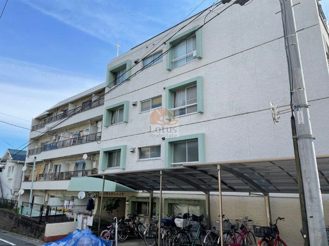 下井草第２サンハイツ外観２｜下井草第２サンハイツ昭和48年築、4階建てのマンションです。