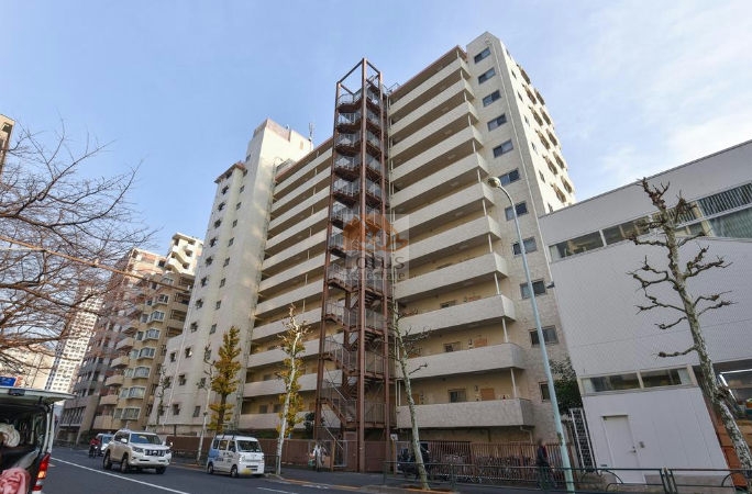 カーサ中村外観7｜カーサ中村は千川通り沿いに立地します。