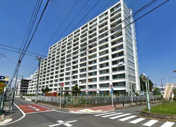 豊玉南住宅外観１｜豊玉南住宅は昭和４７年築、１４階建て、１８０世帯の大規模マンションです。耐震補強工事済で安心です。スーパーが近くにあり便利です。