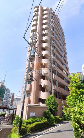 ダイアパレス向島百花園外観２｜ダイアパレス向島百花園は平成11年築、14階建てのマンションです。