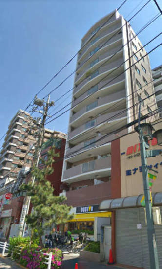 イトーピア大島ステーションコート外観3｜イトーピア大島ステーションコートは平成１６年築の１３階建てのマンションです。大島駅から徒歩１分の便利な立地です。