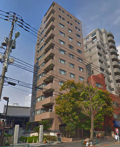 エクレーヌ本駒込外観｜エクレーヌ本駒込は平成３年築の１３階建てのマンションです。「駒込」駅から徒歩１０分の本郷通り沿いに立地します。南西側には寺院があり視界を遮る高い建物がなく見晴らしが良いです。