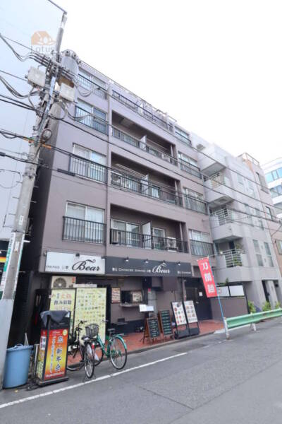 サンモール亀戸外観1｜サンモール亀戸は昭和55年築、8階建てのマンションです。亀戸駅北口から徒歩5分圏内です。