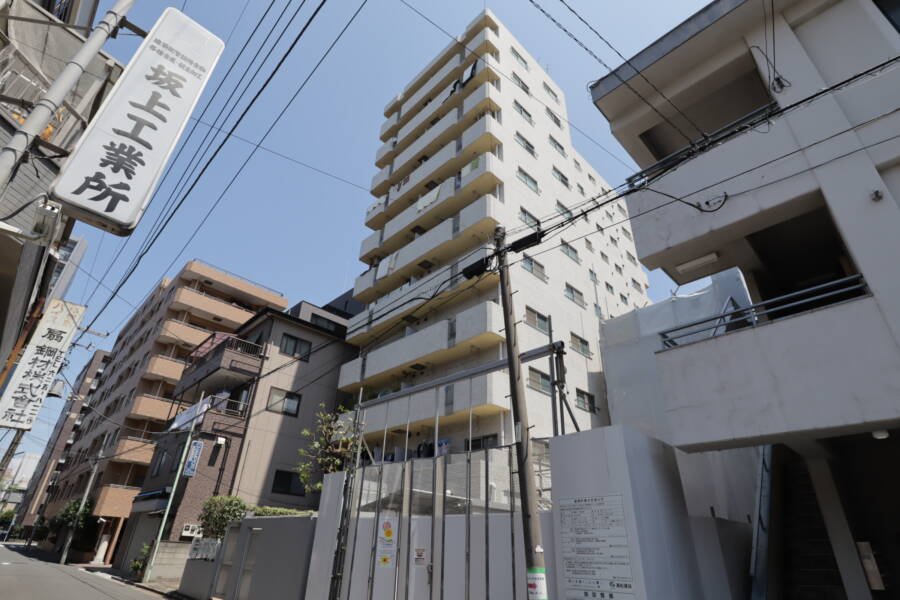 ダイアパレス錦糸町第２外観3｜西側です。西側は逆に住宅街の様相を持っているロケーションです。