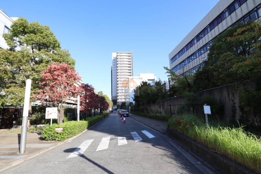 オーベル東陽町サウシア外観1｜オーベル東陽町サウシアは平成１９年築の２０階建てです。「東陽町」駅から徒歩６分、「南砂」駅からも徒歩６分の地点にあります