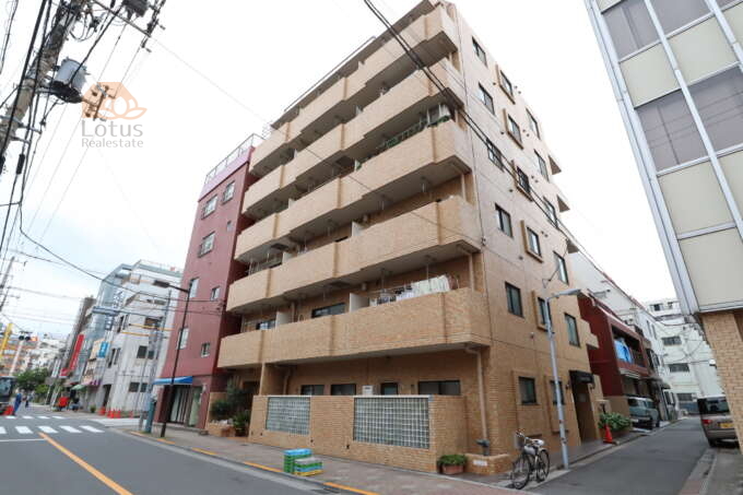 ニックハイム浅草第外観1｜ニックハイム浅草第２は昭和６０年築、７階建てのマンションです。