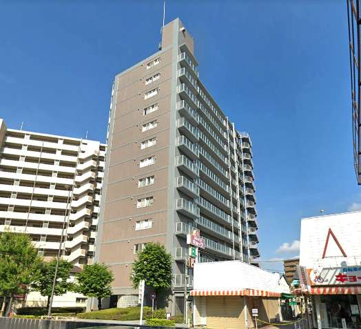 コスモお花茶屋参番館外観２｜国道６号線沿いにあります。お花茶屋駅、青砥駅が徒歩圏内です。