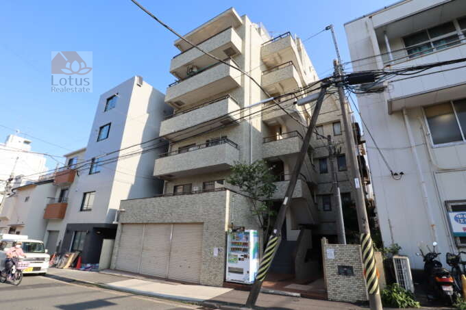 プロスペアー木場外観1｜プロスペアー木場は昭和６１年築、７階建のマンションです。木場公園が近くにあります。