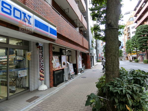秀和番衆町レジデンスアプローチ6｜一本はいると歓楽街にも近いです。飲食店多数です。