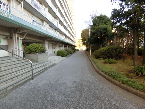 南砂四丁目住宅外観・共用部9｜非常に敷地にはゆとりがあります。