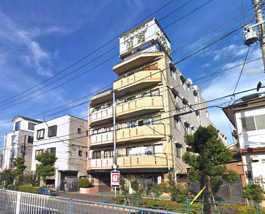 グレースヒル８９５外観２｜グレースヒル８９５は1989年（平成1年）に建てられた5階建てです。「金町」駅から徒歩１０分です。
