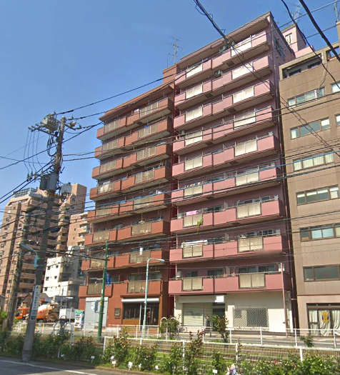 ワコー大塚マンションAB棟外観｜ワコー大塚マンションＡ棟は１０階建てのマンションです。隣に９階建てのB棟があります。都電荒川線の前にあり「向原」駅徒歩１分です。山手線「大塚」駅からも徒歩５分で便利な立地です。