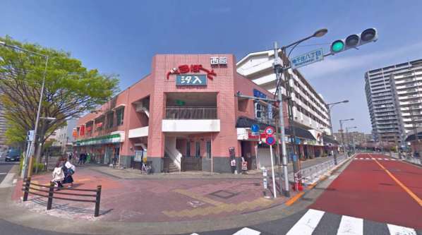 リバーパーク汐入けやき通り北参番館外観３｜１，２階にはショッピング施設べるぽうと汐入西館が入っています。