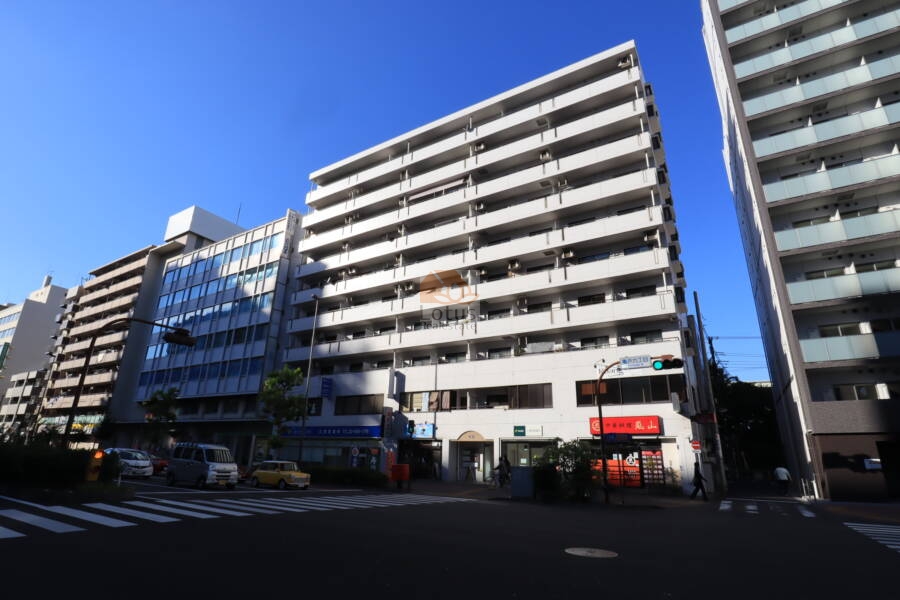 中銀亀戸マンシオン外観1｜中銀亀戸マンシオンは昭和60年築、10階建てのマンションです。