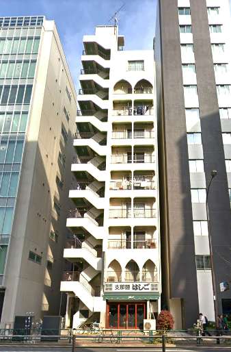 ライオンズマンション入船外観2｜ライオンズマンション入船は１０階建てのマンションです。「新富町」駅から徒歩２分の好立地です。