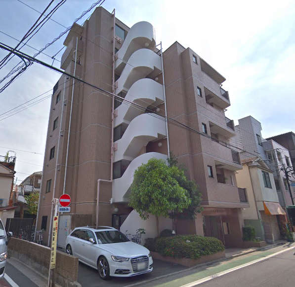 パーセル荻窪第２外観１｜パーセル荻窪第２は７階建てのマンションです。「荻窪」駅から徒歩８分の住宅地にあります。