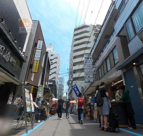 モンテベルデ築地外観２｜築地場外市場に隣接しています。粋な立地ですね。
