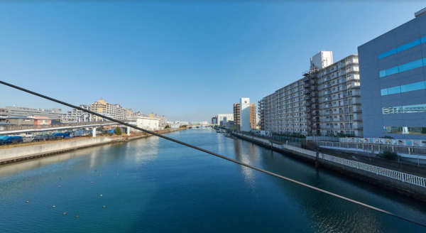 ハイラーク木場―汐見運河｜運河です。