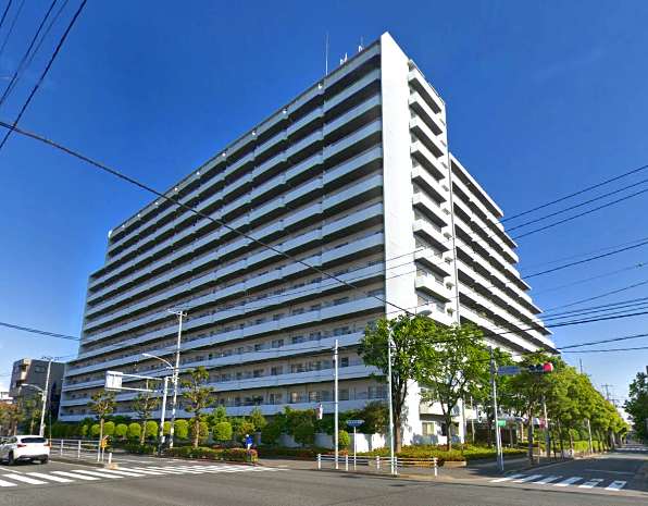 宇喜田ホームズ外観１｜宇喜田ホームズは昭和56年築、14階建てのマンションです。