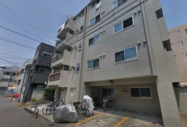 パラスト幡ヶ谷外観｜パラスト幡ヶ谷は７階建てのマンションです。京王線「幡ヶ谷」駅、「笹塚」駅から徒歩８分です。