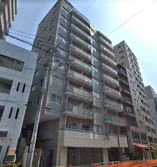 グランドメゾン根津外観３｜グランドメゾン根津は１２階建てのマンションです。不忍通り沿いに面していて、千代田線「根津」駅、「千駄木」駅ともに徒歩５分の立地です。