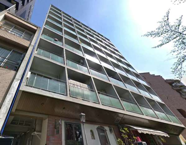九段フラワーホーム外観１｜９階建てのマンションです。