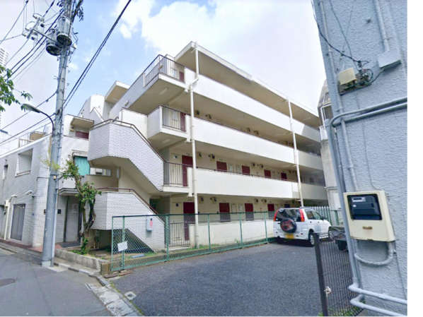 西新宿第２ローヤルコーポ外観１｜西新宿第２ローヤルコーポは地上４階建てのマンションです。