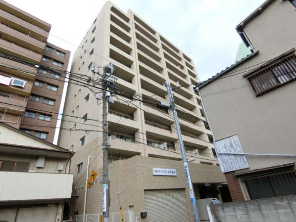 リビオ文京関口シティクロス外観共用部7｜一般住宅地である様子がわかります。