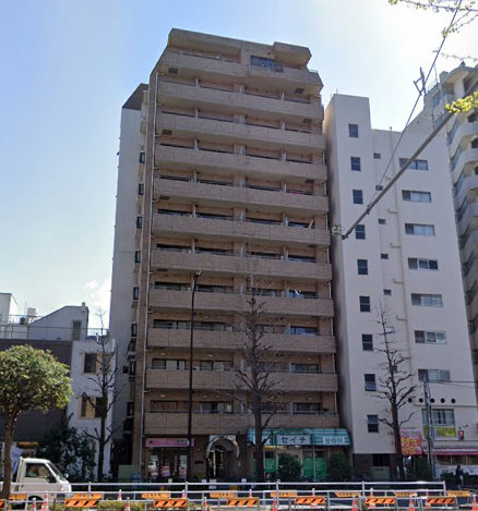 シルバープラザ白山外観２｜シルバープラザ白山は昭和６０年築、１２階建てのマンションです。白山通り沿いにあります。