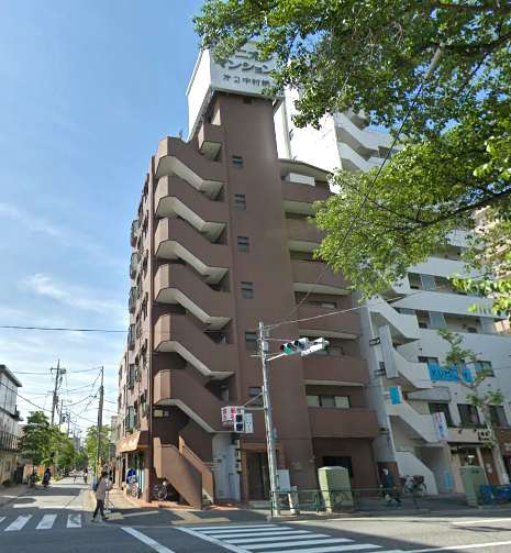 キャニオンマンション第２中村橋外観１｜キャニオンマンション第２中村橋は７階建てのマンションです。中村橋駅から徒歩４分、千川通り沿いにあります。