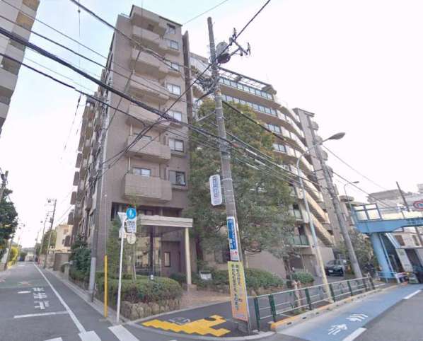 グランヌーブ中野外観１｜グランヌーブ中野は平成５年完成の９階建てのマンションです。早稲田通り沿いにあります。