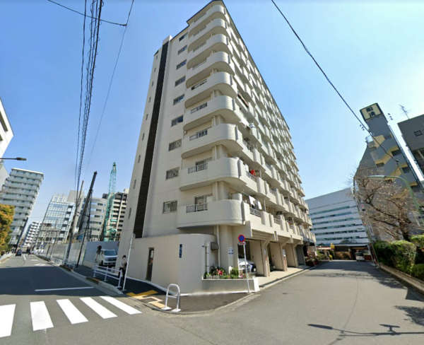 光シャンブル品川東八ツ山公園外観５｜白が印象的な外観です。
