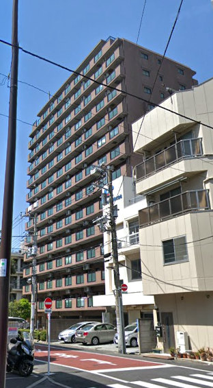 ライオンズマンション日暮里南公園外観１｜南向きで日当たり良好です。