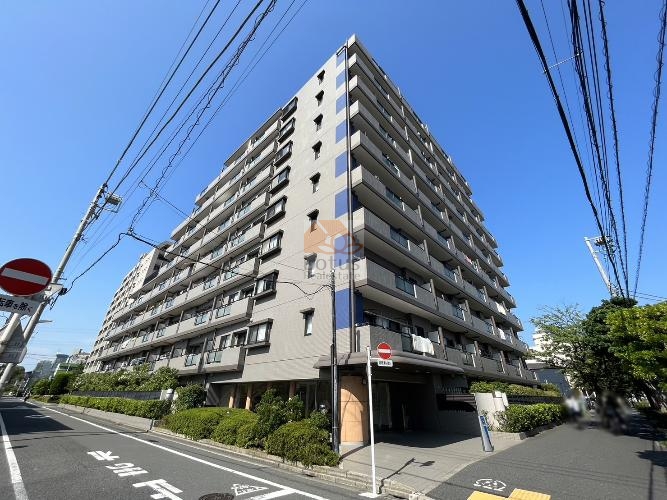 オーベル葛西臨海公園外観４｜オーベル葛西臨海公園は平成７年築、１０階建てのマンションです。
