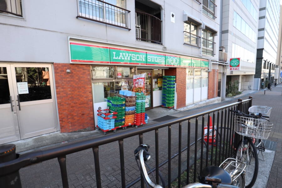 豊栄新都心マンションコンビニ｜１階にはコンビニが出店していて、非常に便利、夜も安心です。